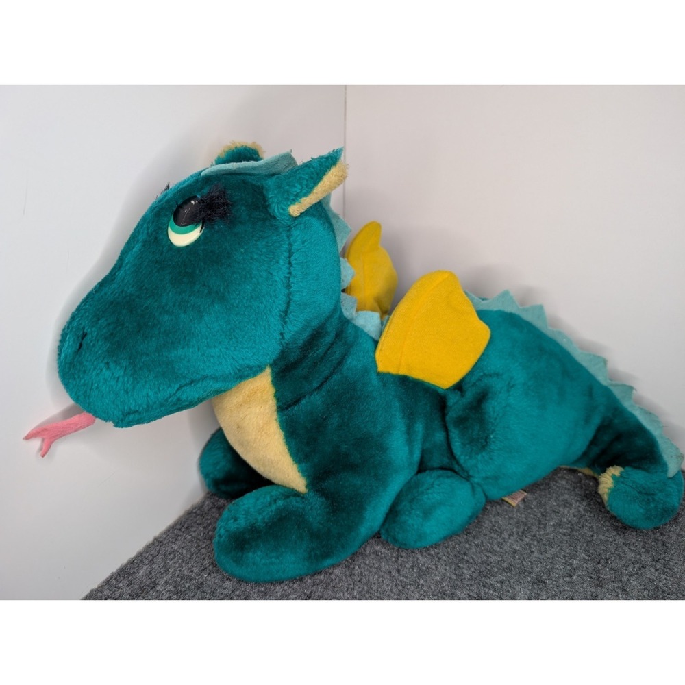 Puff‎ The Magic Dragon Vintage 1987 Plush Fun Farm By Dakin Stuffed Animal 16"